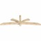 Ekena Millwork Davenport Rough Sawn Timber Gable Bracket, Douglas Fir, 96"W x 32"H x 4"D x 4"F, 8/12 Pitch GBW096X32X0404DAV00RDF - alternate 4